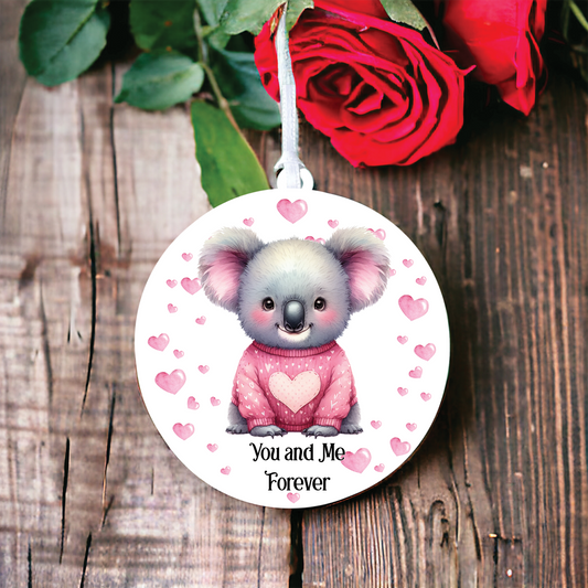 Personalised Koala Love Animal Decoration