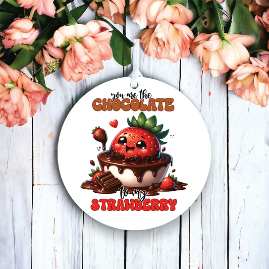 Cute Strawberry and Chocolate Love Food Fun