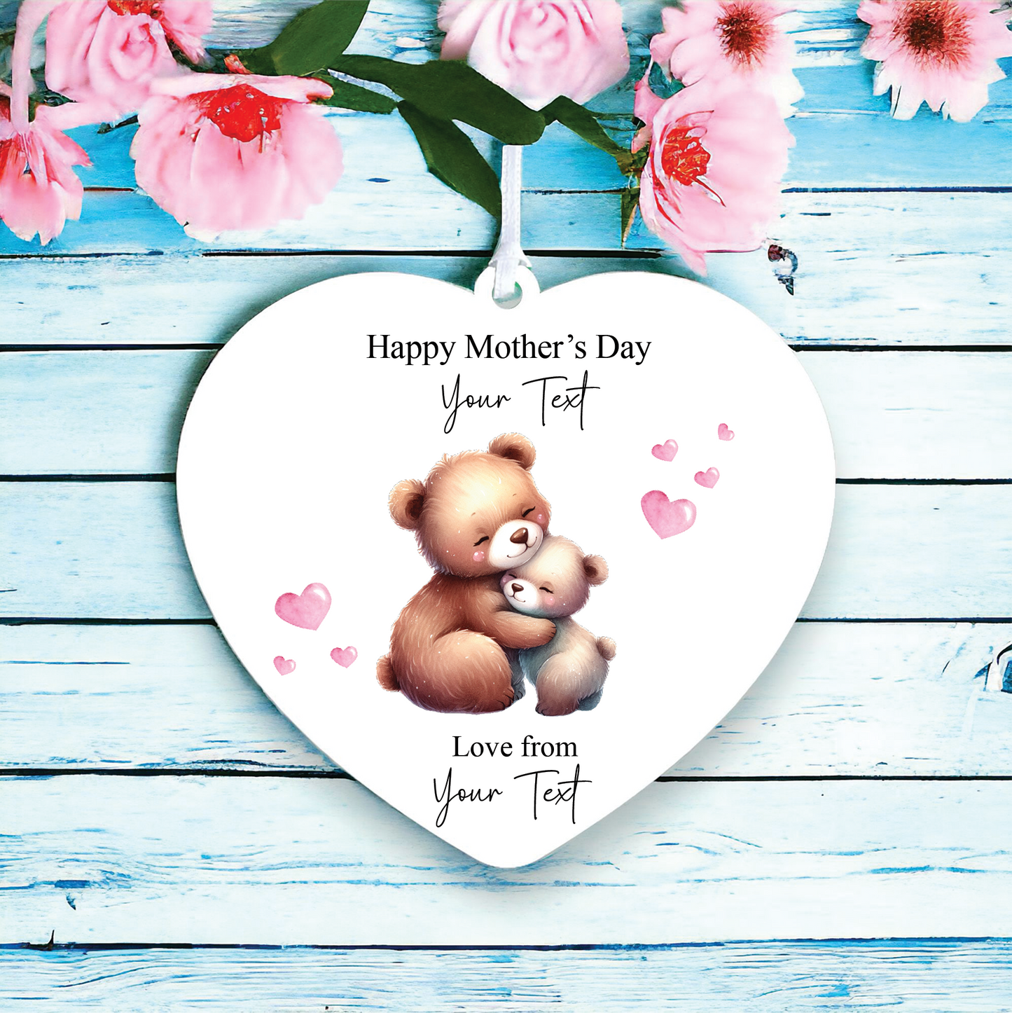 Personalised Mother's Day Bear Decoration