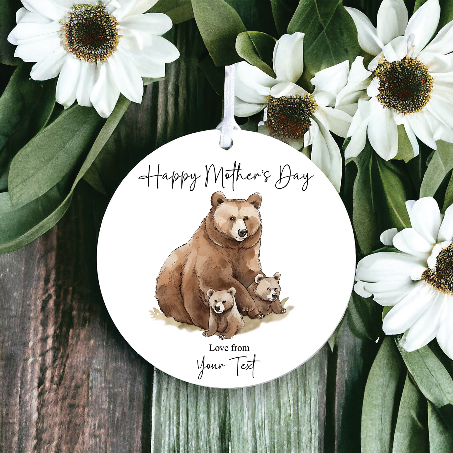 Personalised Mother's Day Bears Decoration