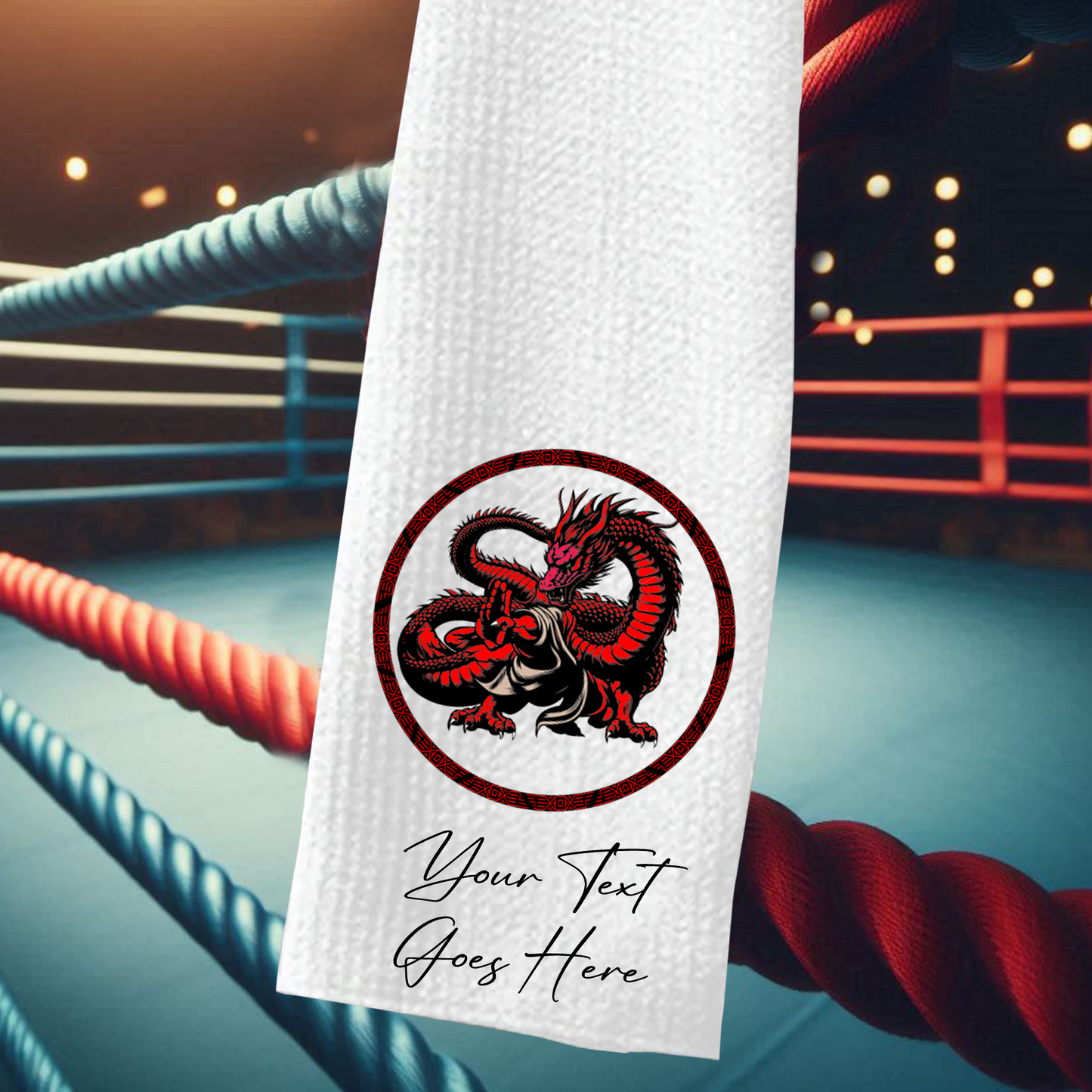 Personalised Traditional - Martial Arts Sports Gift Towel