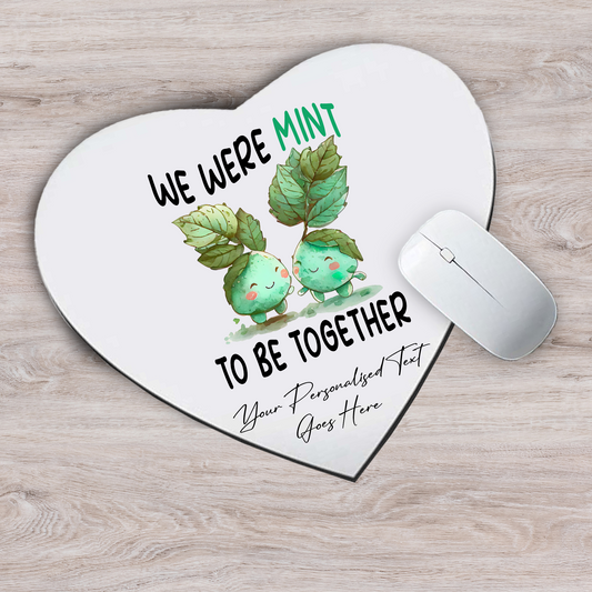 Personalised Valentine Anniversary Mint Pun - Mouse Mat