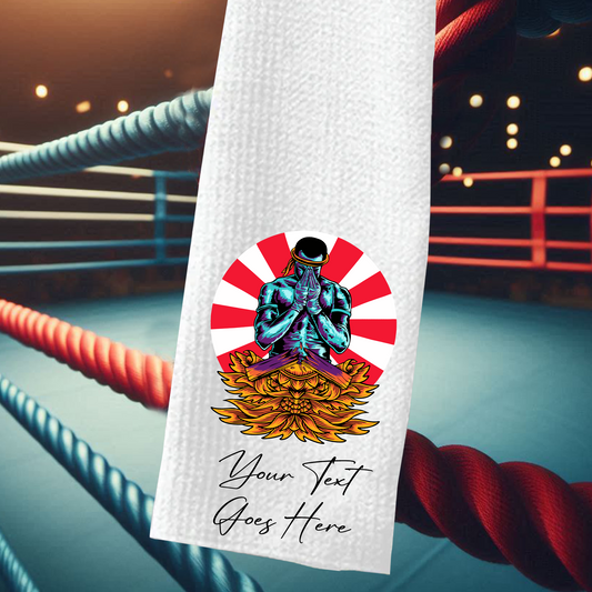 Personalised Traditional Muay Thai - Martial Arts Sports Gift Towel