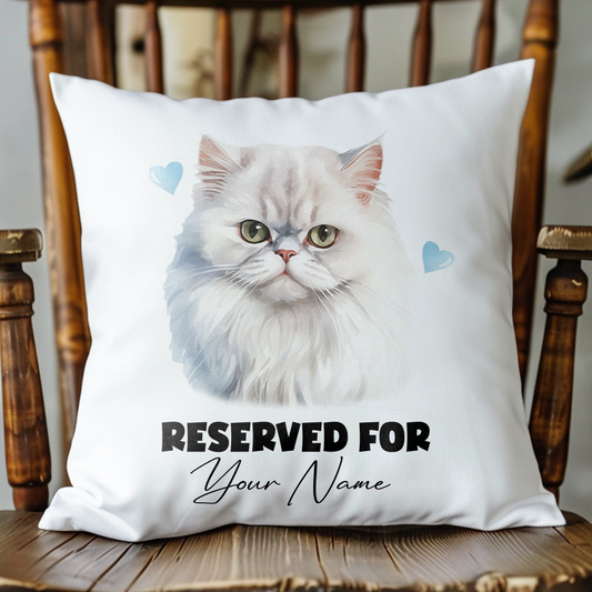 Personalised Persian Cat RESERVED FOR - Cushion Cover Gift