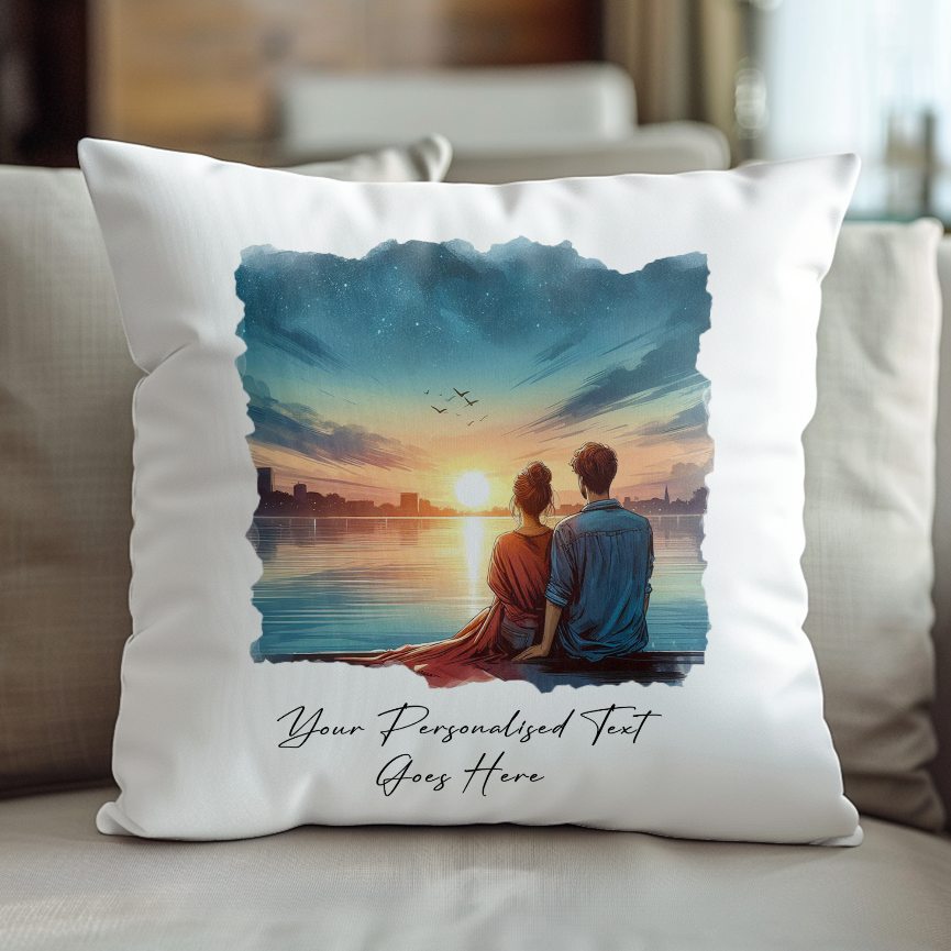 Personalised couple in love sat together - Keepsake Gift, by Floppsie Moppsie – floppsiemoppsie at floppsiemoppsie.co.uk