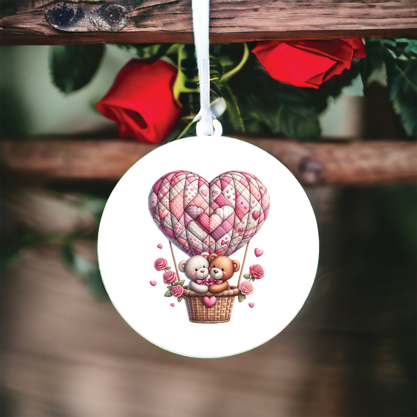 Teddy Air Balloon Love Decoration D