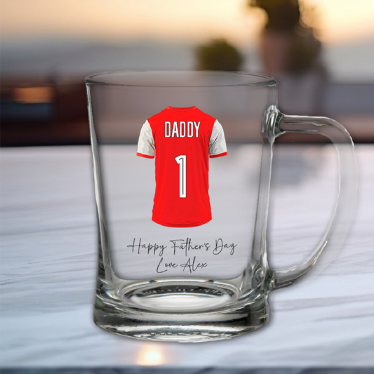 Personalised Football Shirt Tankard Gift