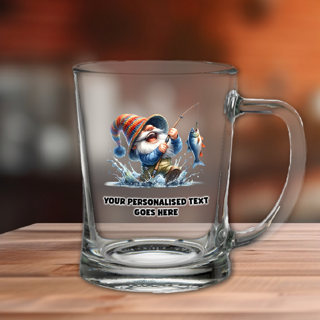 Personalised Gonk Gnome Fishing Tankard