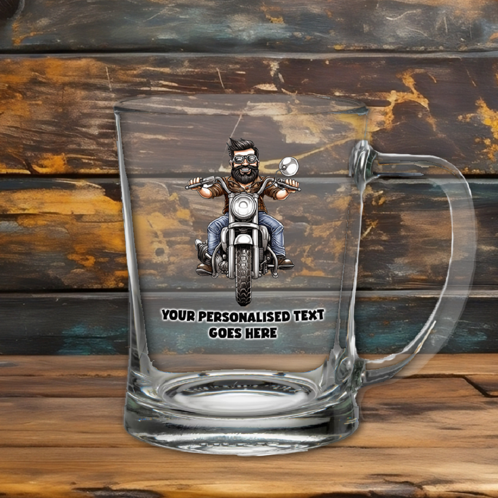 Personalised Motorbike Tankard Gift