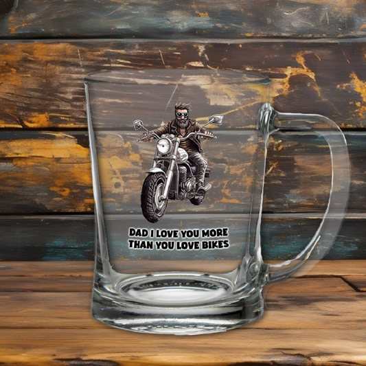 Personalised Angled Motorbike Tankard Gift