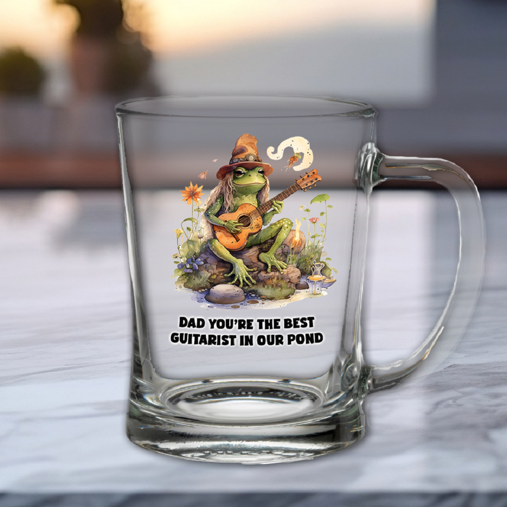 Personalised Frog Guitar Tankard Gift