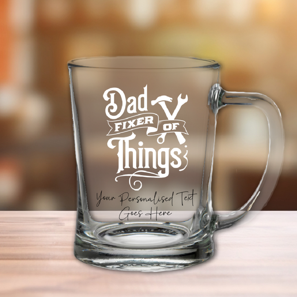 Personalised Dad Fixer Tankard Gift