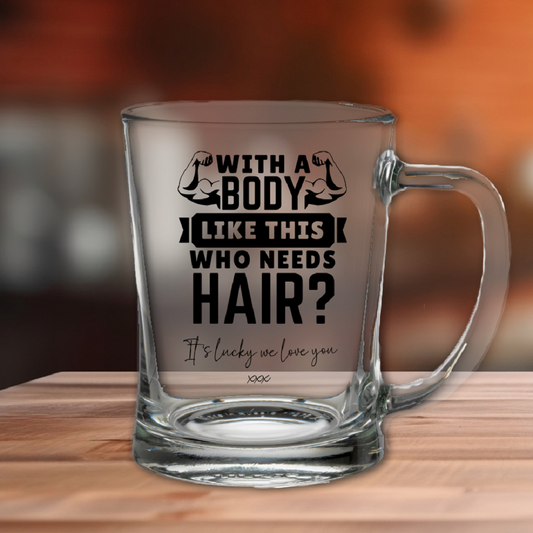 Personalised Body Hair Tankard Gift