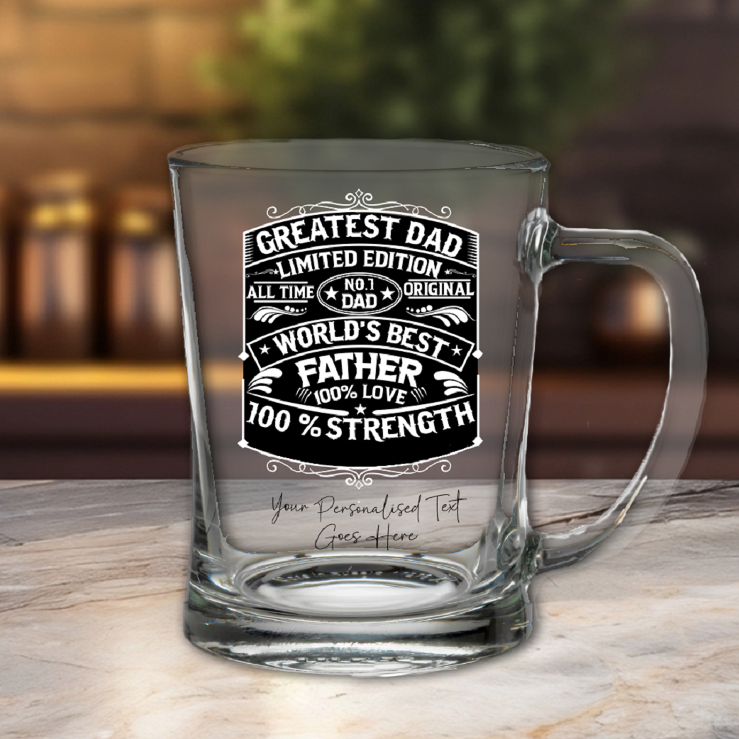 Personalised Dad Limited Edition Tankard Gift