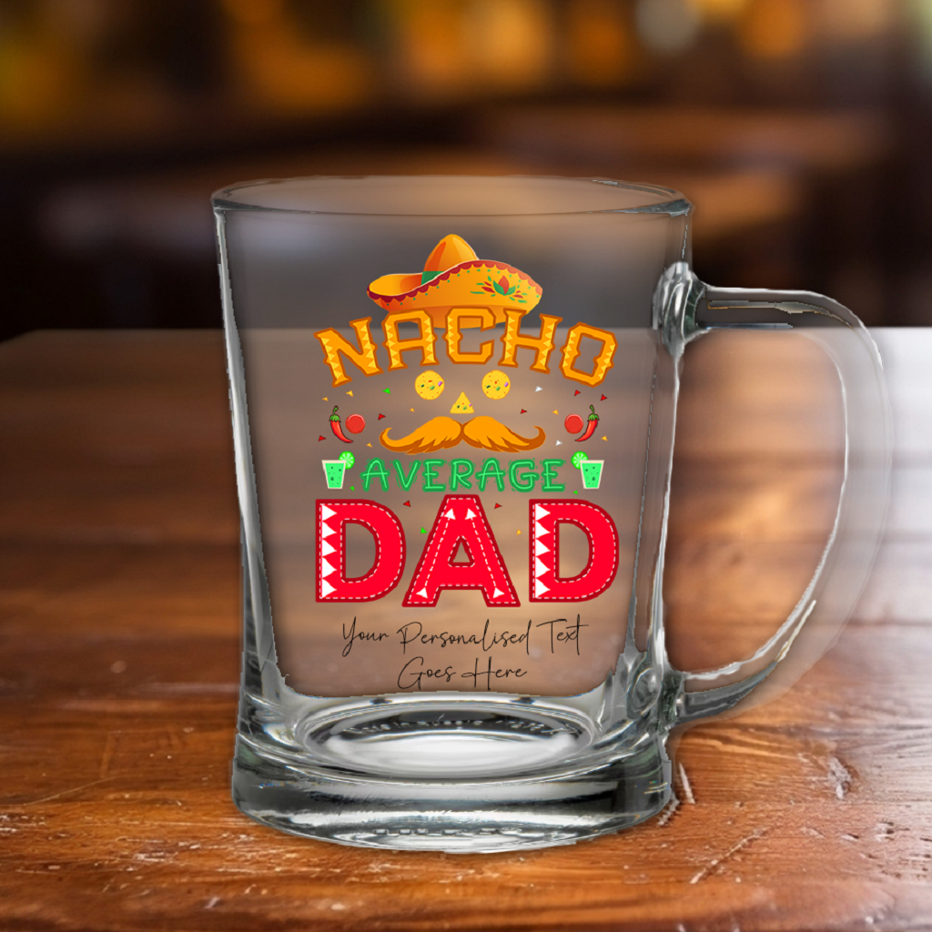 Personalised Nacho Average Dad Tankard Gift