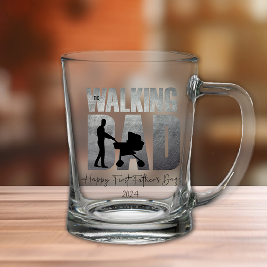 Personalised The Walking Dad Tankard Gift