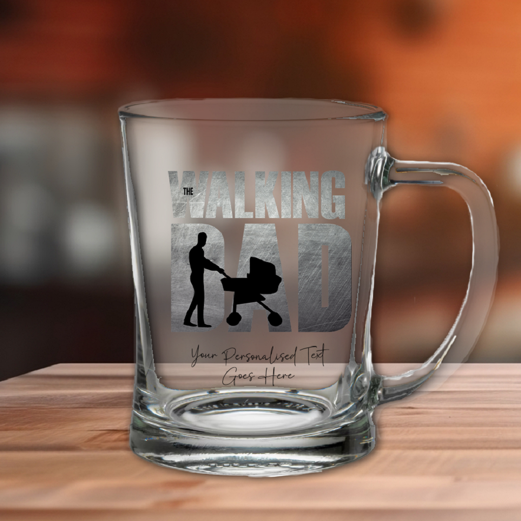 Personalised The Walking Dad Tankard Gift