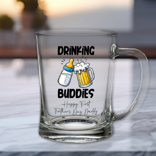 Personalised Drinking Buddies Tankard Gift