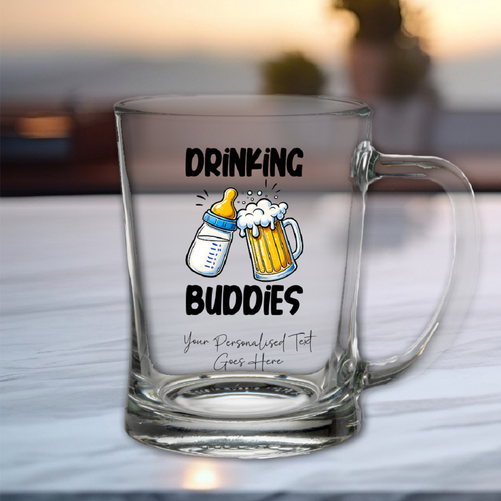 Personalised Drinking Buddies Tankard Gift