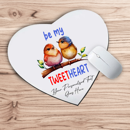 Personalised Valentine Anniversary Tweetheart Pun - Mouse Mat