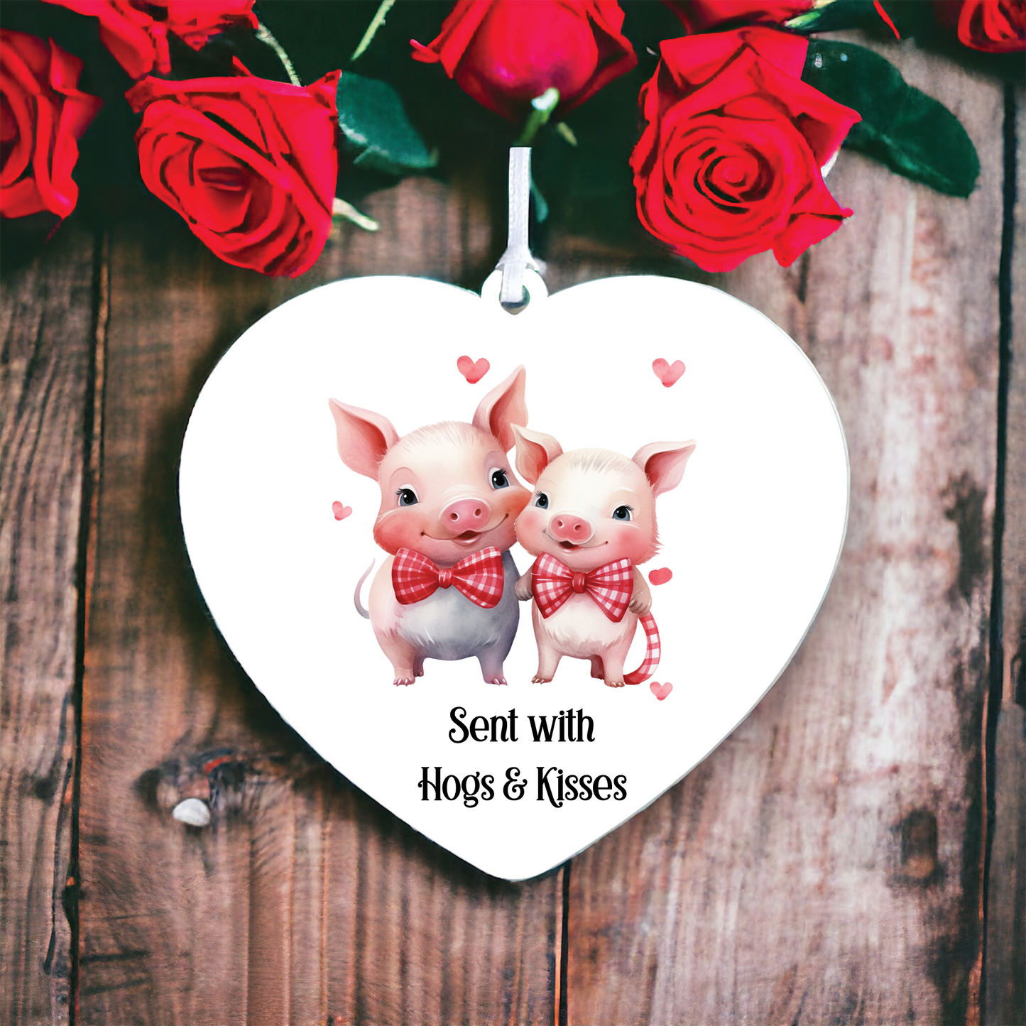 Personalised Pig Valentine's Couple Gift