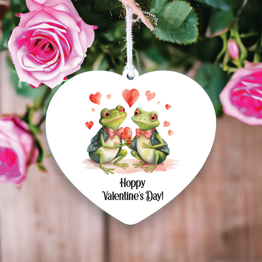 Personalised Frog Valentine's Couple Gift