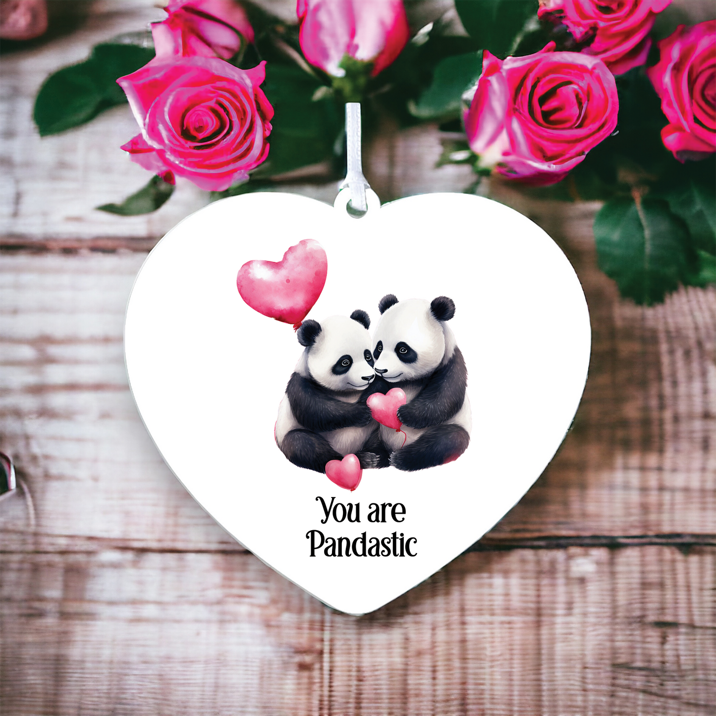 Personalised Panda Valentine's Couple Gift