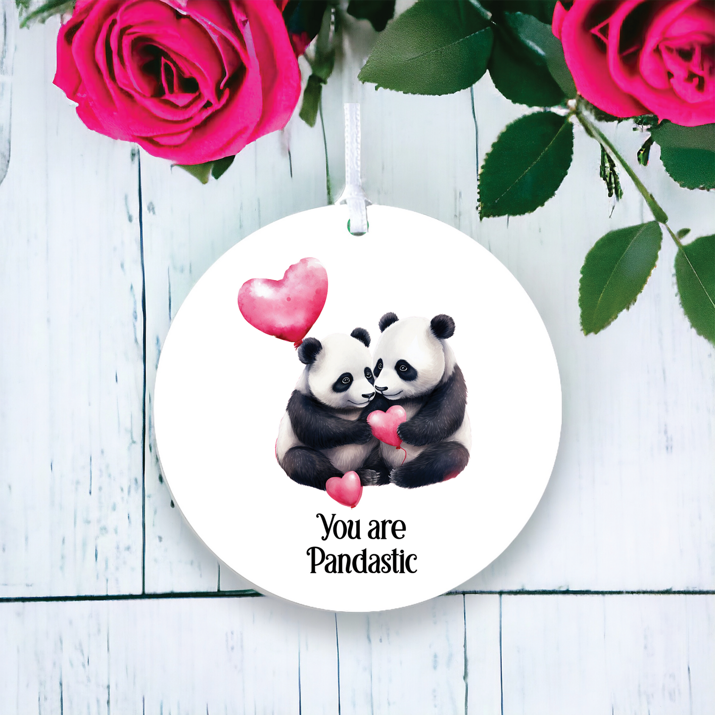 Personalised Panda Valentine's Couple Gift