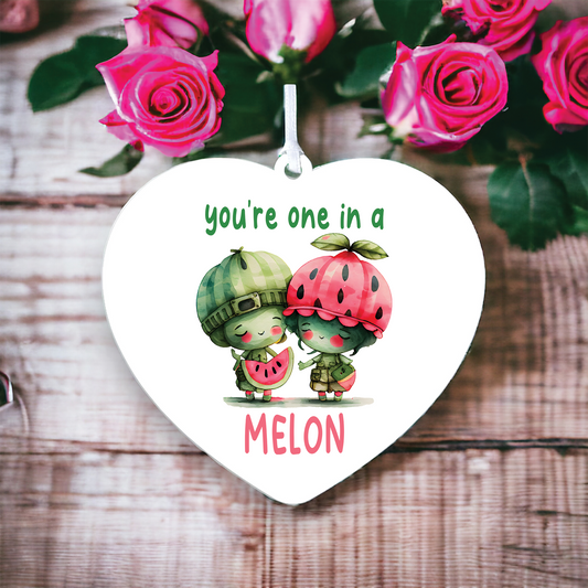 Funny Valentine's Day Melon Pun Decoration