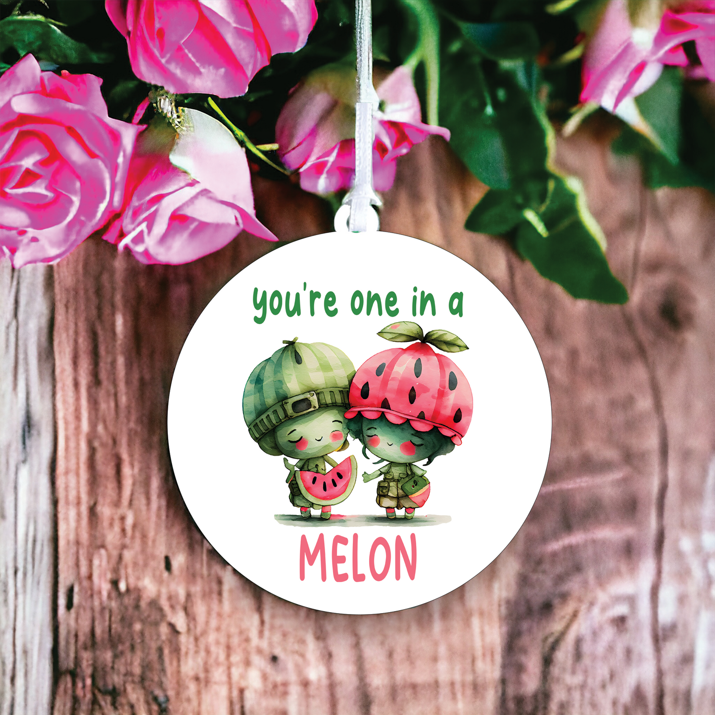 Funny Valentine's Day Melon Pun Decoration