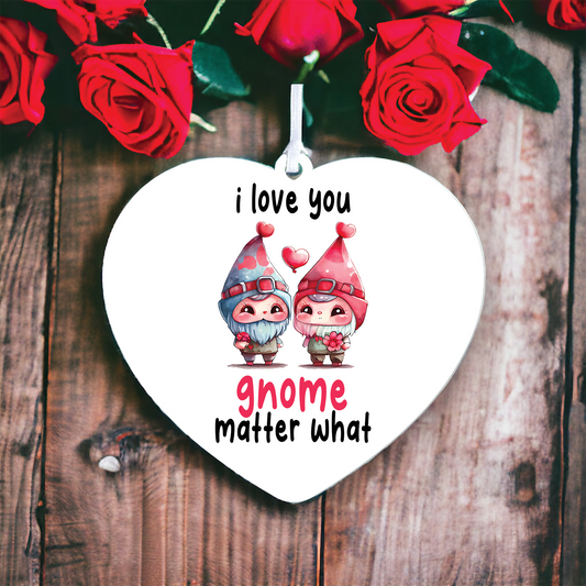 Funny Valentine's Day Gnome Pun Decoration