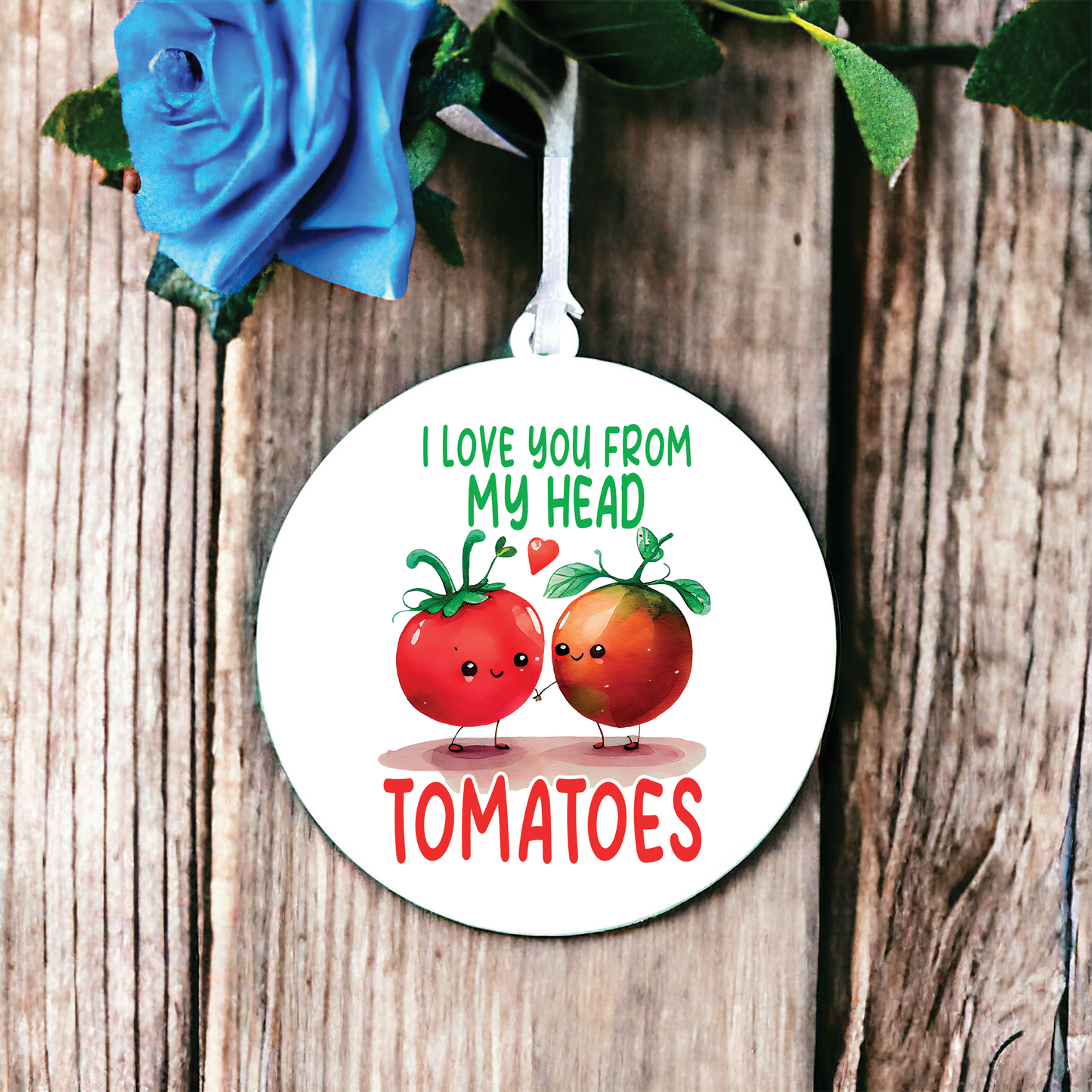 Funny Valentine's Day Tomatoes Pun Decoration