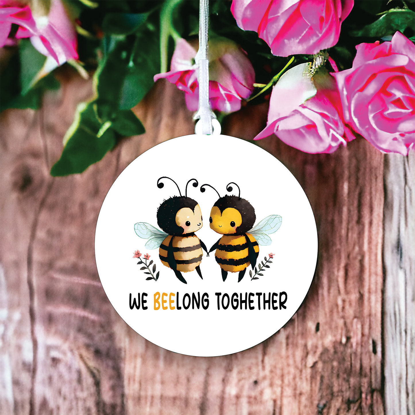 Funny Valentine's Day Bee Pun Decoration