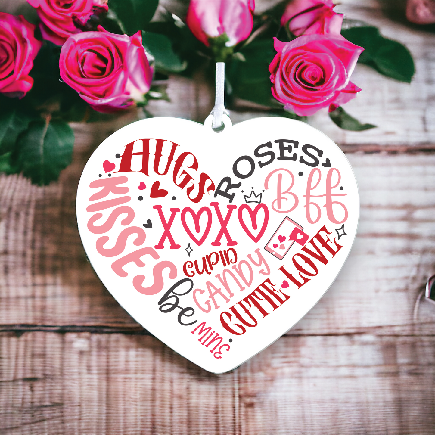 Word Heart Love Decoration