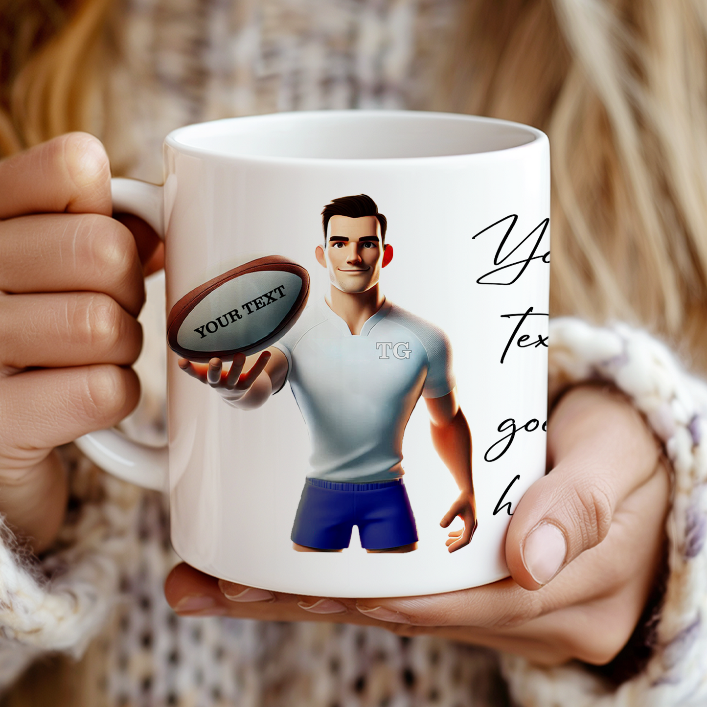 Personalised Rugby Team Shirt Creator - Mug