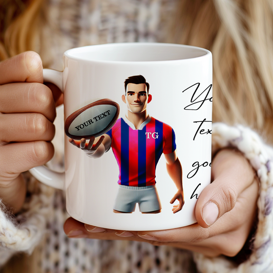 Personalised Rugby Team Shirt Creator - Mug