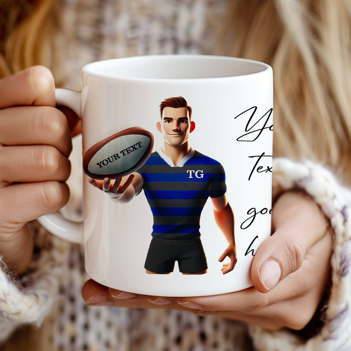 Personalised Rugby Team Shirt Creator - Mug