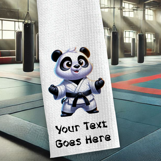 Personalised Panda Martial Arts Animals Karate Gi Sports Towel