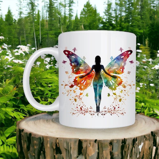 Personalised Watercolour Fairy Mug