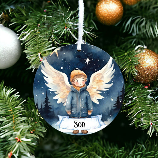 Personalised Child Angel Memorial Wings G