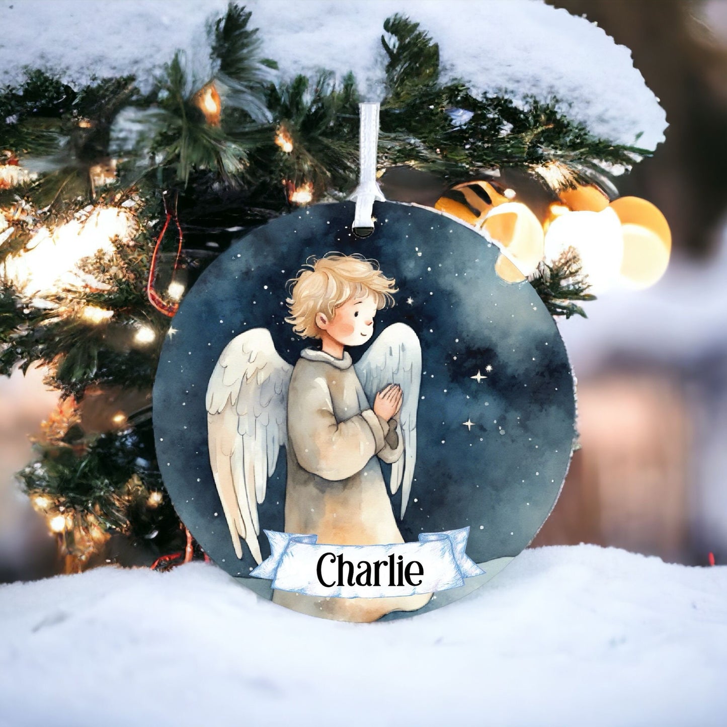 Personalised Child Angel Memorial Wings C